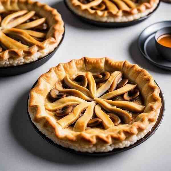 Пирожки с рисом и шампиньонами